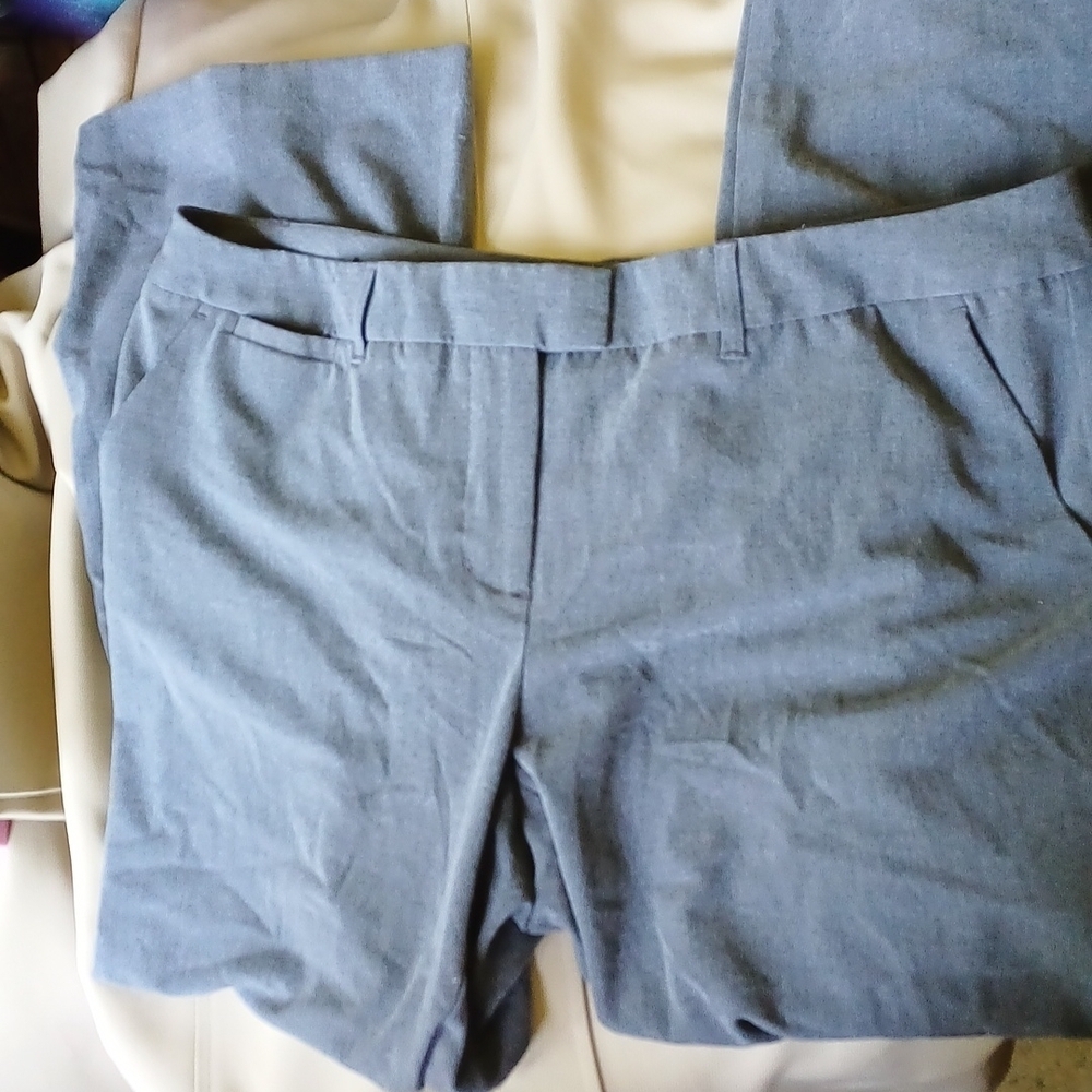 Daisy Fuentes Charcoal gray comfy work pants, 16W
